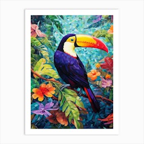 Vibrant Plumage: Toucan Jungle Bird Print Art Print