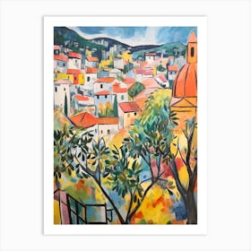 Cortona Italy 3 Fauvist Painting Art Print