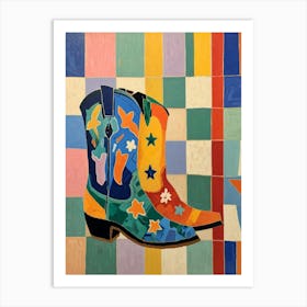 Cowboy Boots 2 Art Print