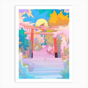 A Colorful Welcome Art Print
