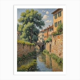 Canal In Tuscany Art Print