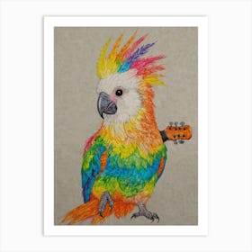 Rainbow Cockatoo 2 Art Print