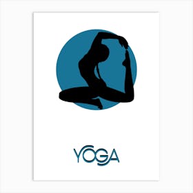 Yoga, the sport of yoga, the sport of meditation, relaxation, inspiring rest and meditation, a distinctive and exceptional work of art that embodies yoga.4 Art Print