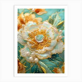 Chinese Embroidery 6 Art Print