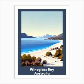 Wineglass Bay Australia Art Print