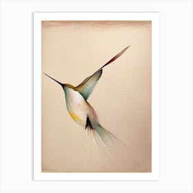 Hummingbird Symbol 1, Abstract Painting Art Print