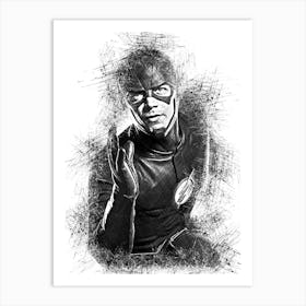 The Flash Wally West Art Print