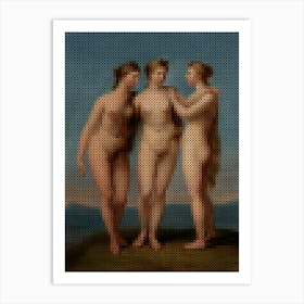 The Three Graces – Jean Baptiste Regnault (French, 1754 1829) Art Print