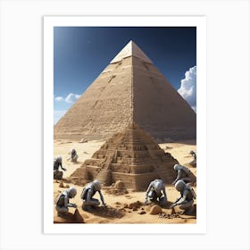 Egyptian Pyramids Art Print