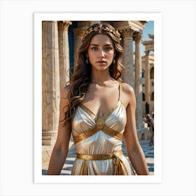 Golden Goddess Art Print