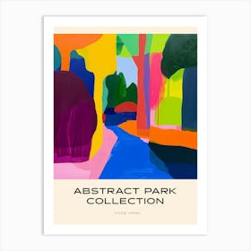 Abstract Park Collection Poster Hyde Park London 8 Art Print