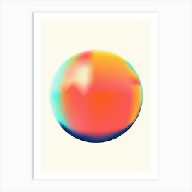 Colorful Sphere 1 Art Print