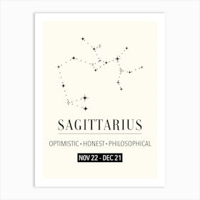 Sagittarius Zodiac Sign  Art Print