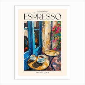 Brescia Espresso Made In Italy 3 Poster Art Print