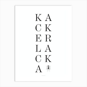 Kackerlacka by emerybloom Art Print