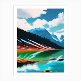 Lake In The Mountains 23 Art Print