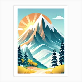 Mountain Landscape 5 Art Print