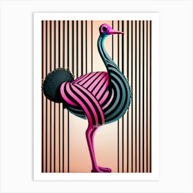 Ostrich Art Print