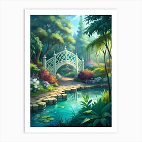 Fairy Garden 1 Art Print