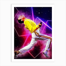 Freddie Mercury Queen Art Print