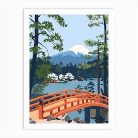 Nikko Japan 8 Colourful Illustration Art Print