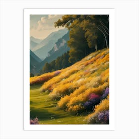 Landscape Painting 44 Art Print