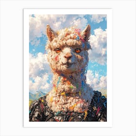 Llama 9 Art Print