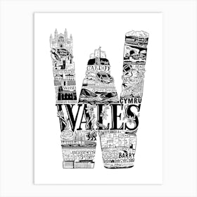 Wales Art Print