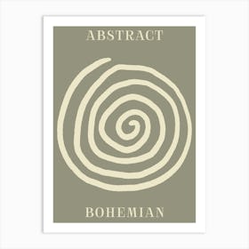 Abstract Bohemian 5 Art Print