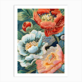 Chinese Embroidery 23 Art Print