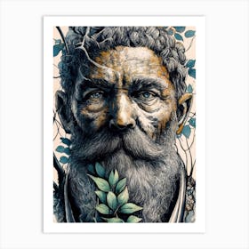 Man With A Beard Art Print