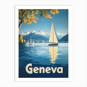 Aihrgdesign A Mid Century Modern Travel Poster For Geneva Sho 13dee466 D8b3 46f4 A5de 8cd992584ec8 2 Art Print