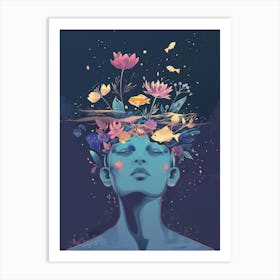 Flower Head 4 Art Print