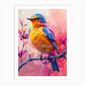 Bird On A Branch Art Print