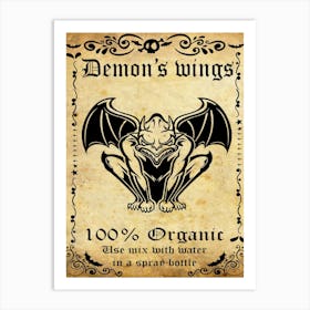 Demon Wings Art Print