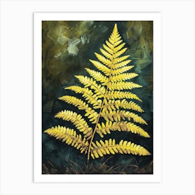 Royal Fern Painting 2 Art Print