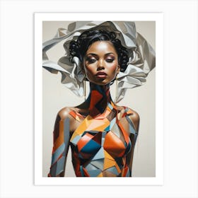 Abstract Woman Art Print