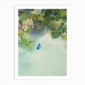 Pyrosome II Storybook Watercolour Art Print