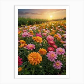 Field Of Flowers Art Print