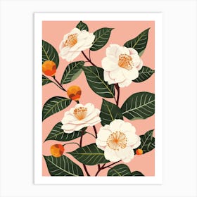 Camellia 1 Art Print