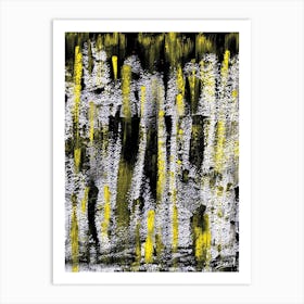 Yellow Drops Art Print
