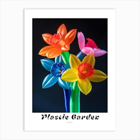 Bright Inflatable Flowers Poster Daffodil 2 Art Print