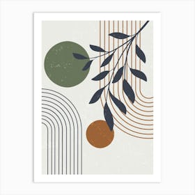 Boho Wall Art Balance in Nature 2 Art Print