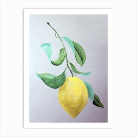Lemons Have Wings Art Print