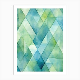 Abstract Watercolor 1 Art Print