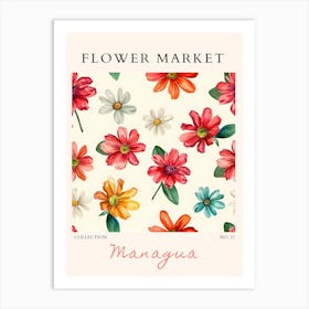 Flower Market 81 Art Print