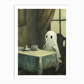 Ghost At The Table Art Print