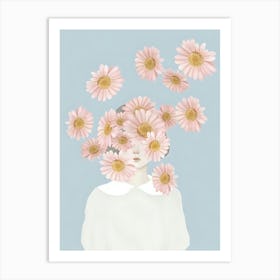 Pink Flowers Art Print