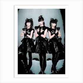 Three Girls Baby Metal Art Print