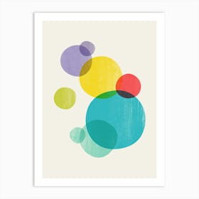 Rainbow Bubbles Iv Art Print